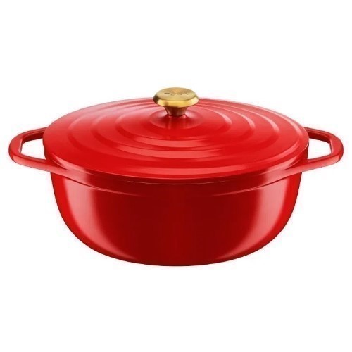 CACEROLA TEFAL AIR ROJA OVALADA 30X23CMS E2548955